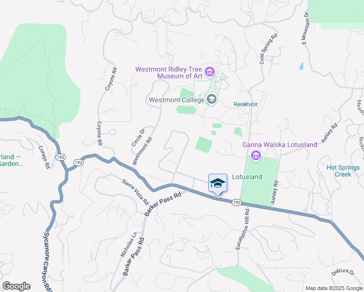 map of restaurants, bars, coffee shops, grocery stores, and more near 701 Chelham Way in Montecito