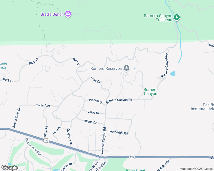 map of restaurants, bars, coffee shops, grocery stores, and more near 777 Romero Canyon Road in Montecito