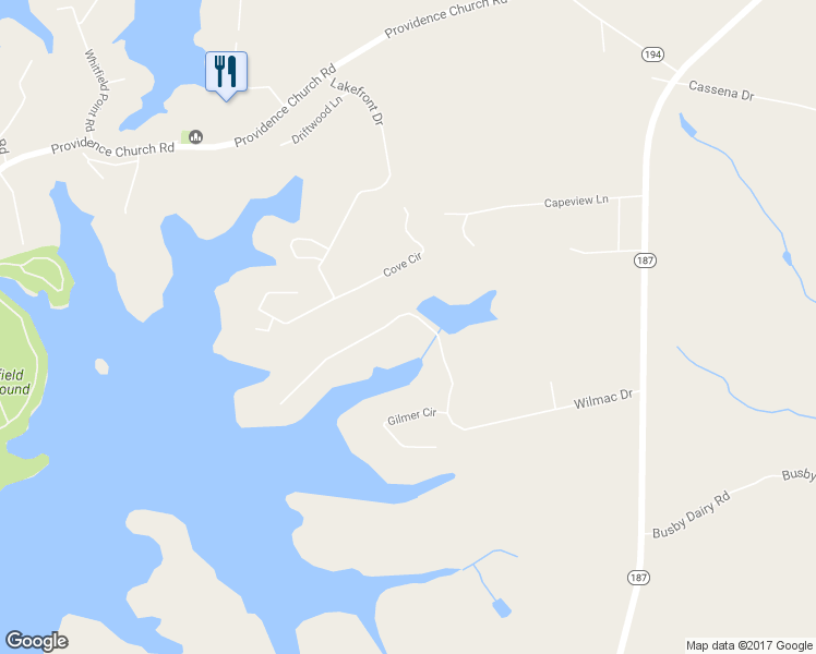 map of restaurants, bars, coffee shops, grocery stores, and more near 619 Wilmac Drive in Anderson