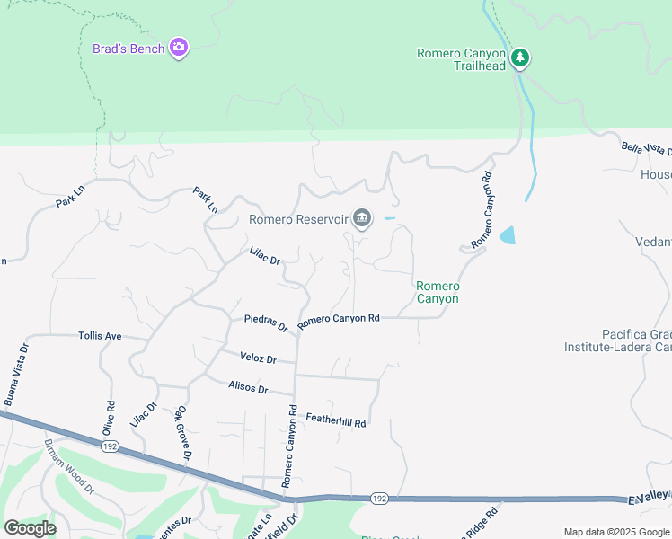 map of restaurants, bars, coffee shops, grocery stores, and more near 777 Romero Canyon Road in Montecito
