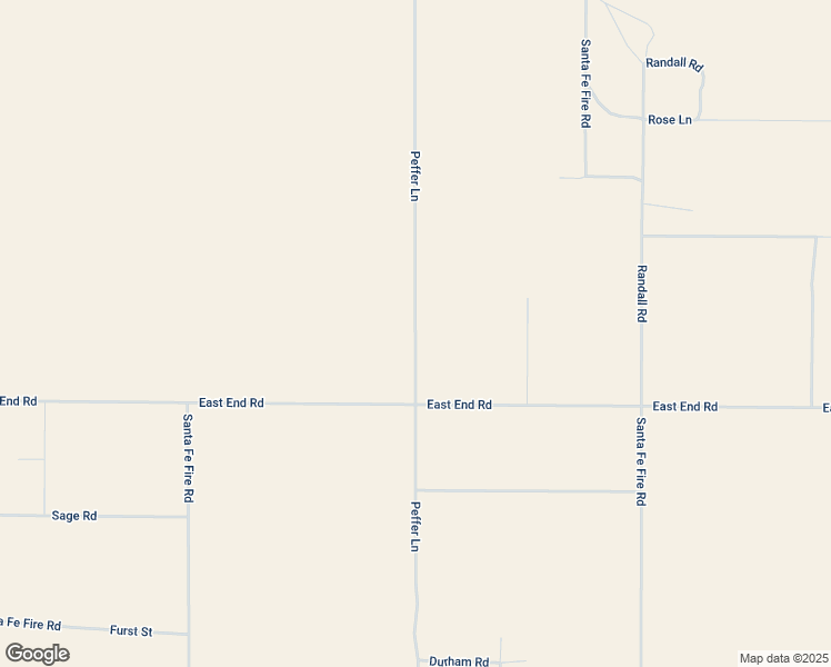 map of restaurants, bars, coffee shops, grocery stores, and more near Peffer Lane in Lucerne Valley