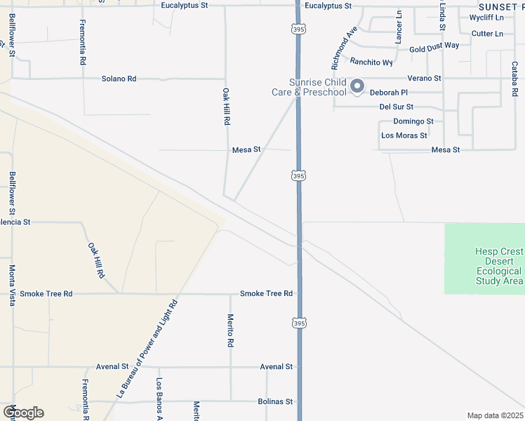map of restaurants, bars, coffee shops, grocery stores, and more near 10748 U.S. 395 in Victorville