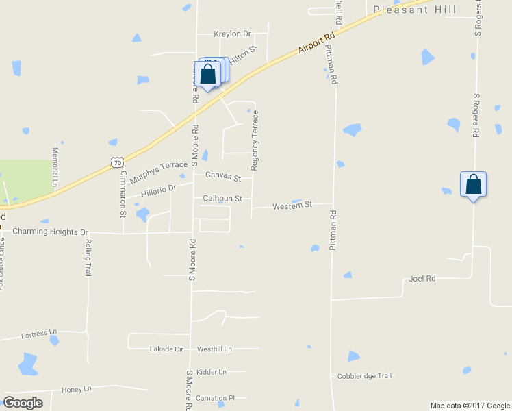 map of restaurants, bars, coffee shops, grocery stores, and more near 152 Western Street in Garland County