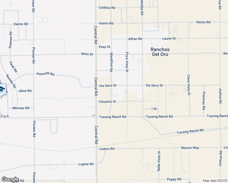 map of restaurants, bars, coffee shops, grocery stores, and more near 10661 Blackfoot Road in Apple Valley