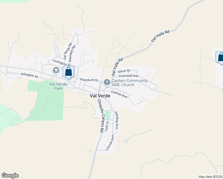 map of restaurants, bars, coffee shops, grocery stores, and more near 29822 Driver Avenue in Castaic