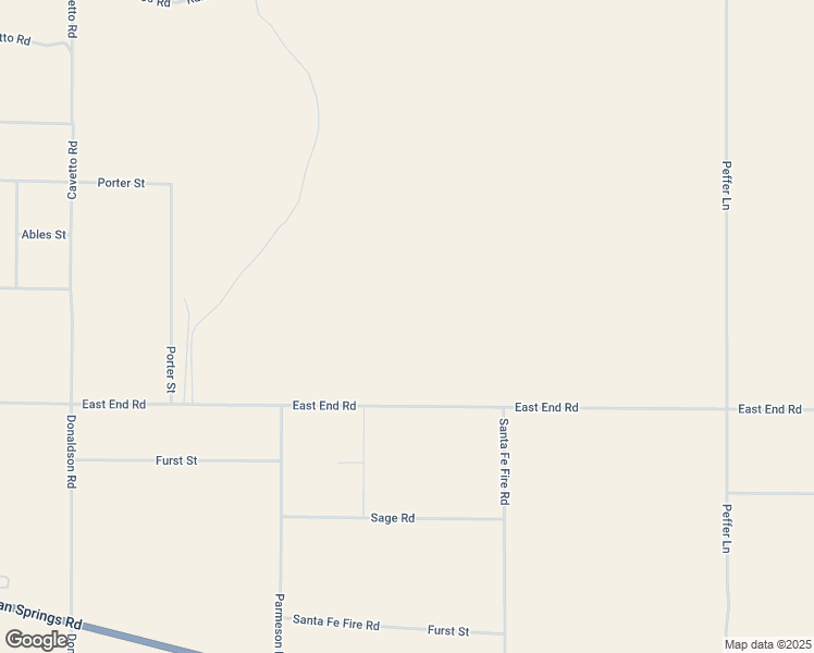map of restaurants, bars, coffee shops, grocery stores, and more near East End Road in Lucerne Valley