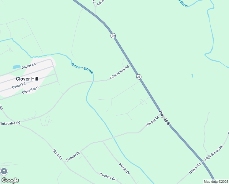map of restaurants, bars, coffee shops, grocery stores, and more near 114 George Edward Drive in Anderson