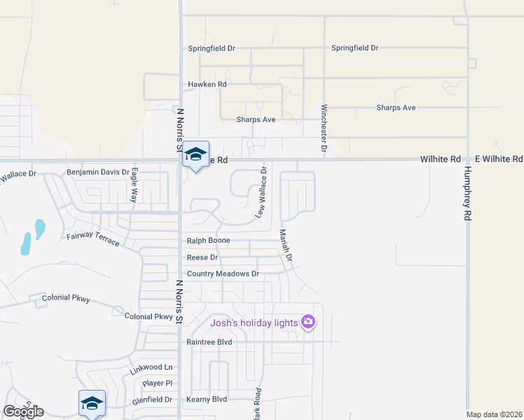 map of restaurants, bars, coffee shops, grocery stores, and more near 4204 Lew Wallace Drive in Clovis