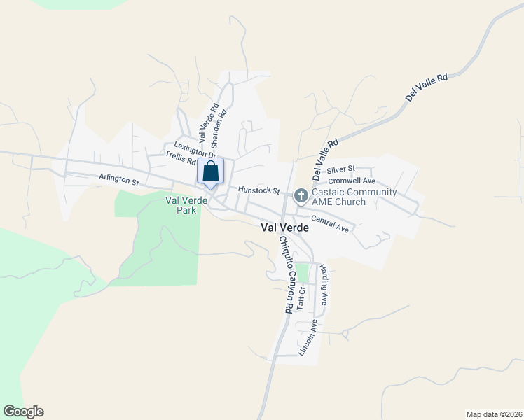 map of restaurants, bars, coffee shops, grocery stores, and more near 30038 Marvin Avenue in Castaic