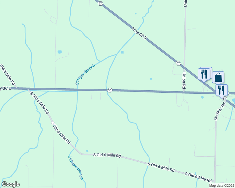 map of restaurants, bars, coffee shops, grocery stores, and more near 3711 Alabama 36 in Somerville