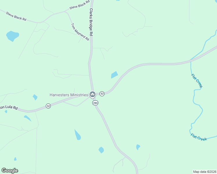 map of restaurants, bars, coffee shops, grocery stores, and more near 8852 Lula Road in Gainesville