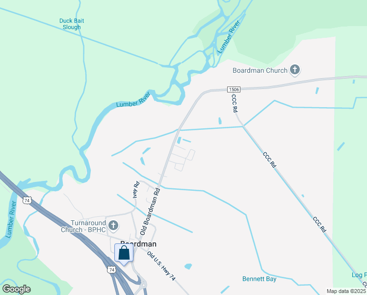 map of restaurants, bars, coffee shops, grocery stores, and more near 1660 Old Boardman Road in Evergreen