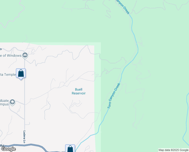 map of restaurants, bars, coffee shops, grocery stores, and more near 3091 Hidden Valley Lane in Santa Barbara
