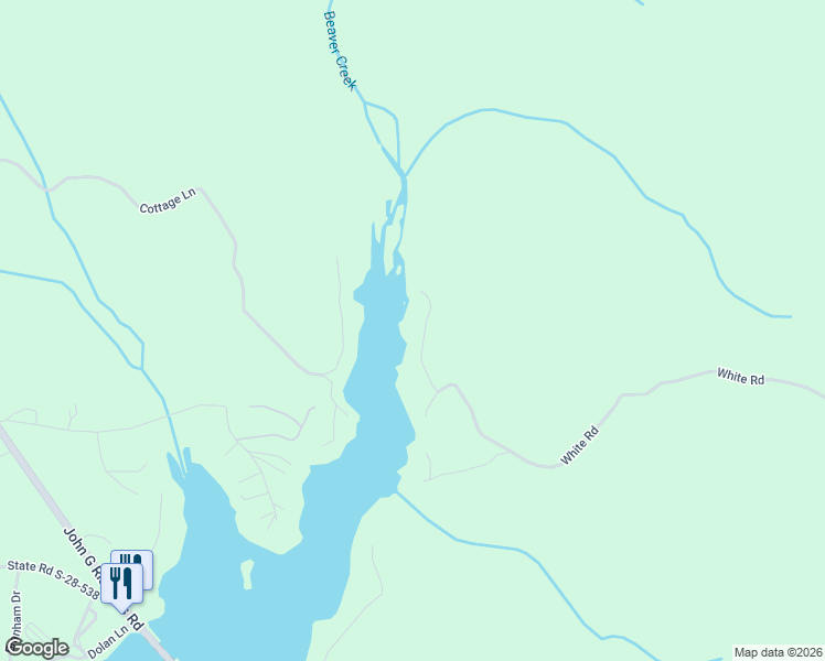 map of restaurants, bars, coffee shops, grocery stores, and more near 1960 White Rd in Camden