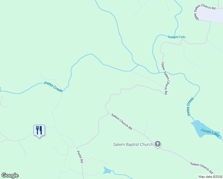 map of restaurants, bars, coffee shops, grocery stores, and more near 2224 Salem Church Road in Jasper