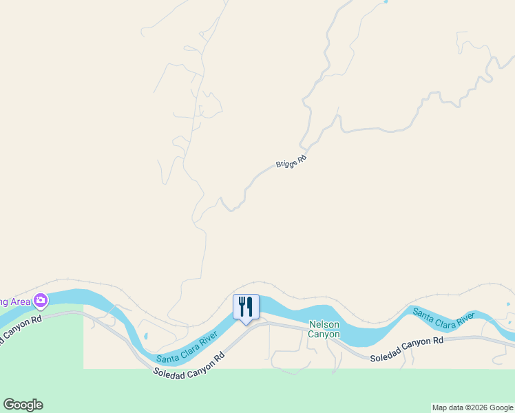 map of restaurants, bars, coffee shops, grocery stores, and more near 29504 Briggs Road in Santa Clarita
