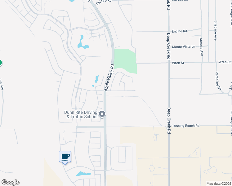 map of restaurants, bars, coffee shops, grocery stores, and more near 19721 Chicory Court in Apple Valley