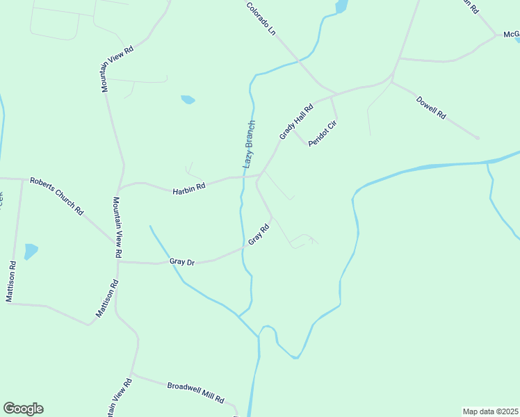map of restaurants, bars, coffee shops, grocery stores, and more near 1401 Grady Hall Road in Anderson