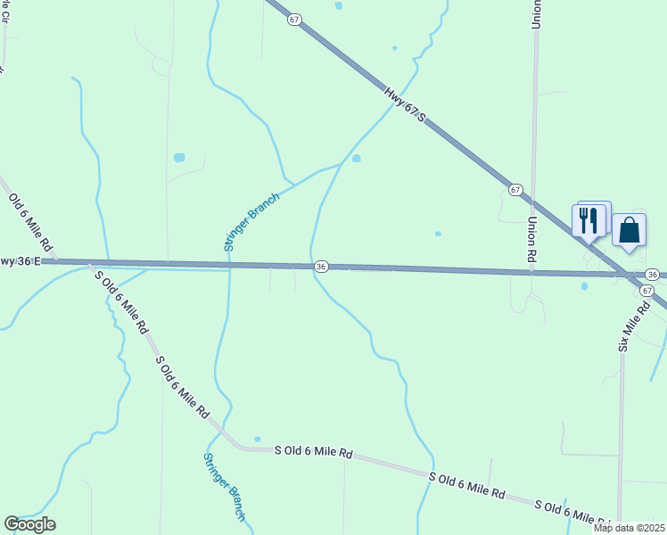 map of restaurants, bars, coffee shops, grocery stores, and more near 3711 Alabama 36 in Somerville