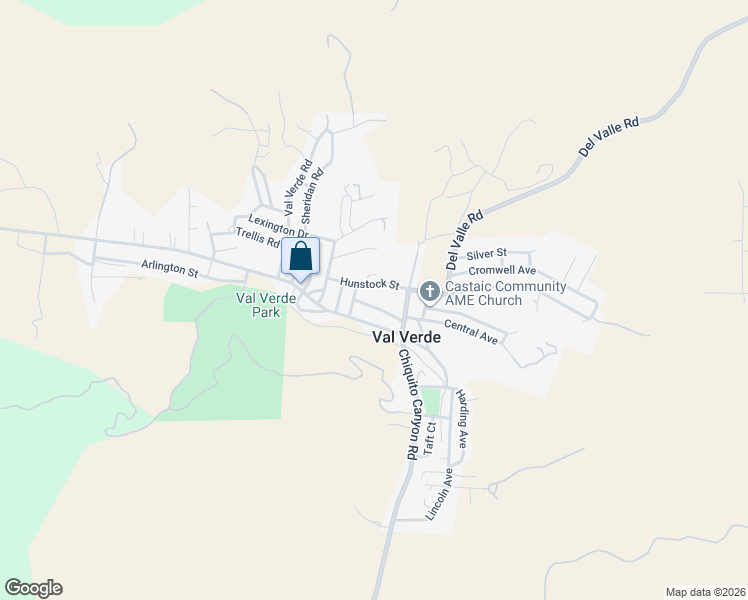 map of restaurants, bars, coffee shops, grocery stores, and more near 30045 Marvin Avenue in Castaic