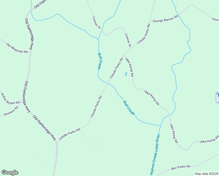 map of restaurants, bars, coffee shops, grocery stores, and more near 6380 Claude Parks Road in Murrayville