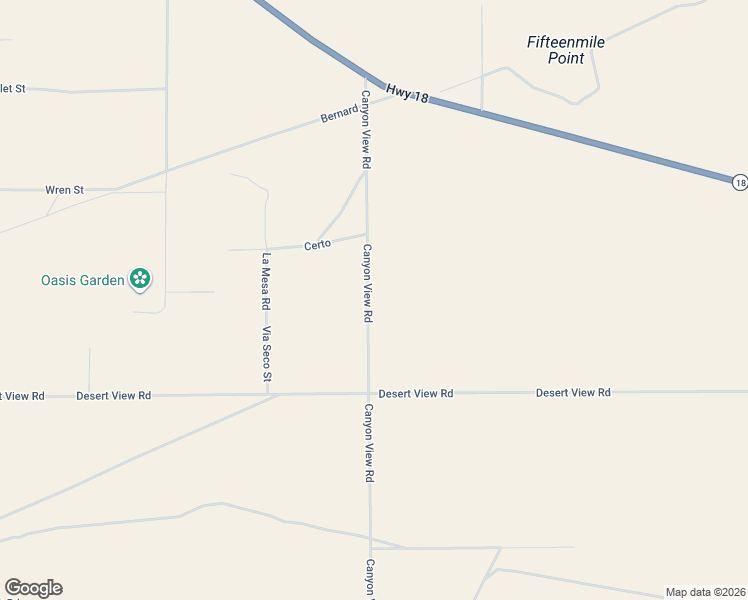 map of restaurants, bars, coffee shops, grocery stores, and more near 10601 Canyon View Road in Apple Valley