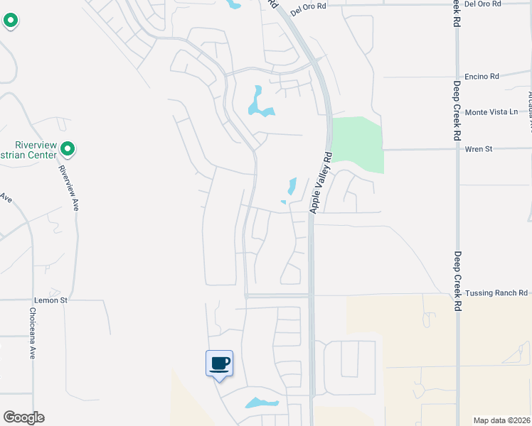 map of restaurants, bars, coffee shops, grocery stores, and more near 10661 Archerwill Road in Apple Valley