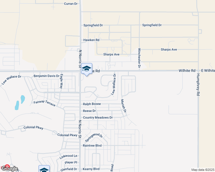 map of restaurants, bars, coffee shops, grocery stores, and more near 200-298 Raven Drive in Clovis