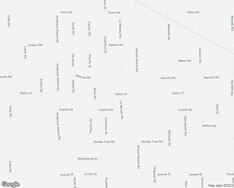map of restaurants, bars, coffee shops, grocery stores, and more near 6383 Daisy Lane in Phelan