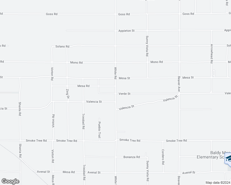 map of restaurants, bars, coffee shops, grocery stores, and more near White Road in Phelan