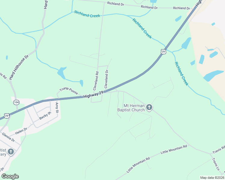 map of restaurants, bars, coffee shops, grocery stores, and more near 2700 U.S. 29 in Anderson