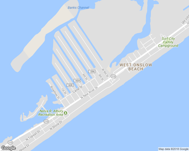 map of restaurants, bars, coffee shops, grocery stores, and more near 7015 7th Street in Surf City