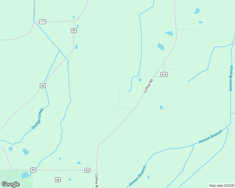 map of restaurants, bars, coffee shops, grocery stores, and more near 2383 County Road 100 in Moulton