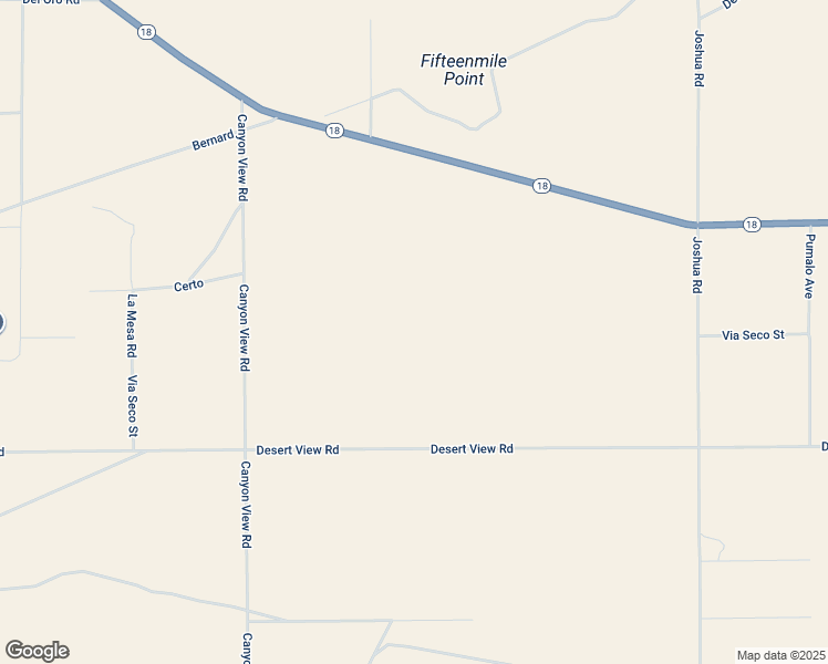 map of restaurants, bars, coffee shops, grocery stores, and more near Desert View Road in Apple Valley