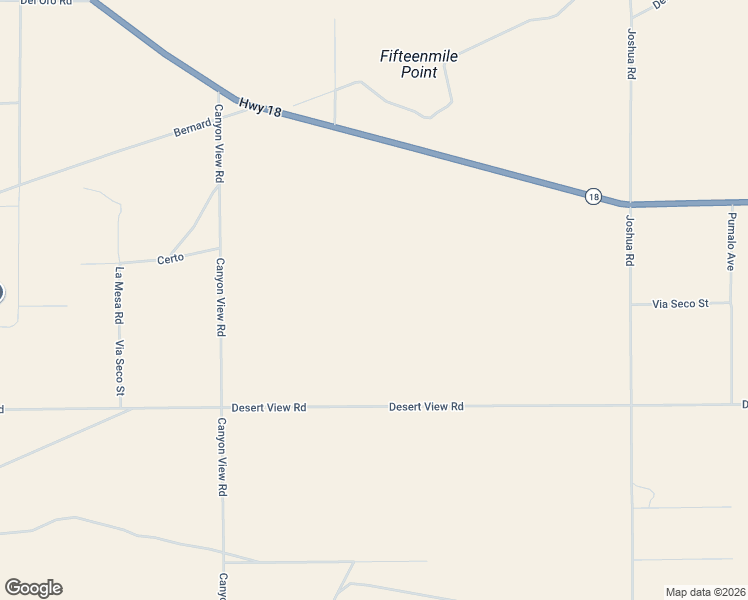 map of restaurants, bars, coffee shops, grocery stores, and more near 27398 Desert View Road in Apple Valley