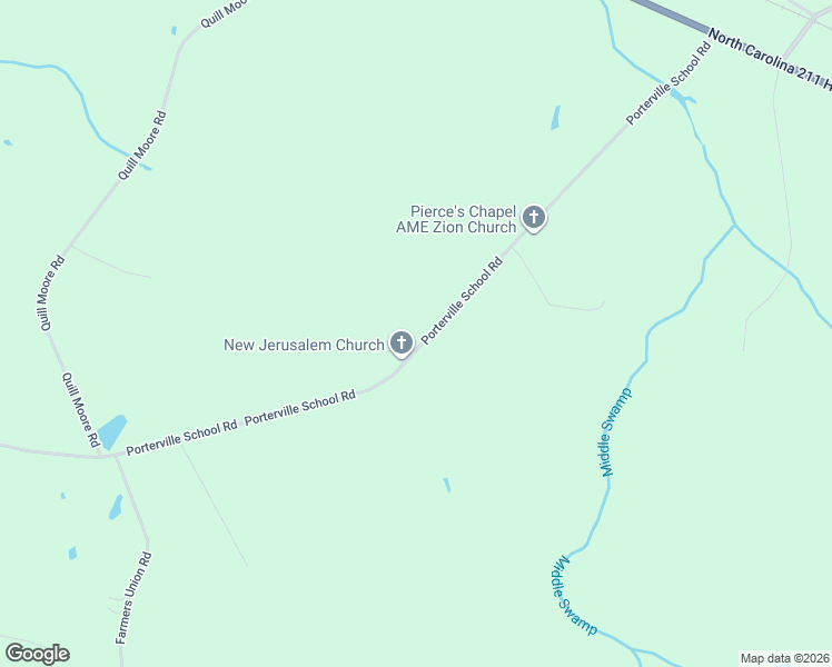 map of restaurants, bars, coffee shops, grocery stores, and more near 938 Porterville School Road in Clarkton