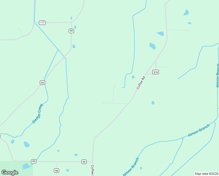 map of restaurants, bars, coffee shops, grocery stores, and more near 2383 County Road 100 in Moulton