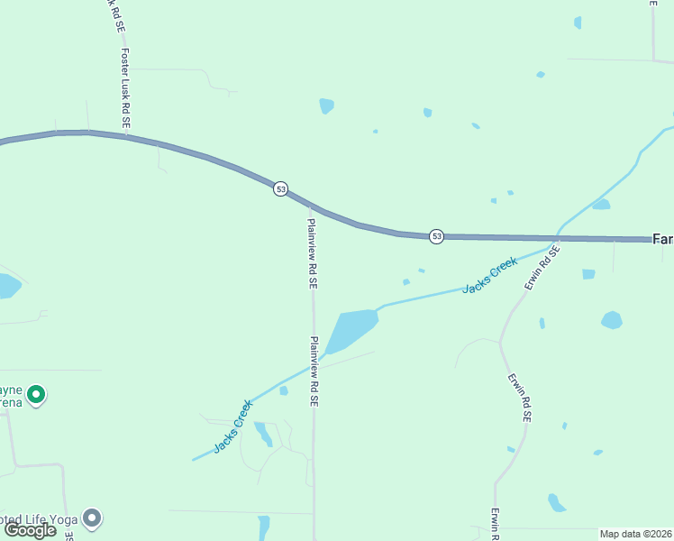 map of restaurants, bars, coffee shops, grocery stores, and more near 190 Plainview Road Southeast in Adairsville