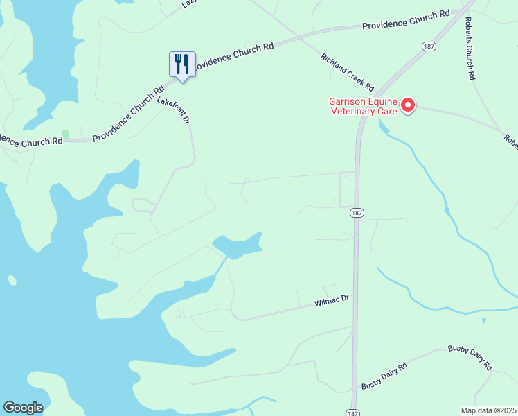 map of restaurants, bars, coffee shops, grocery stores, and more near 205 Capeview Lane in Anderson