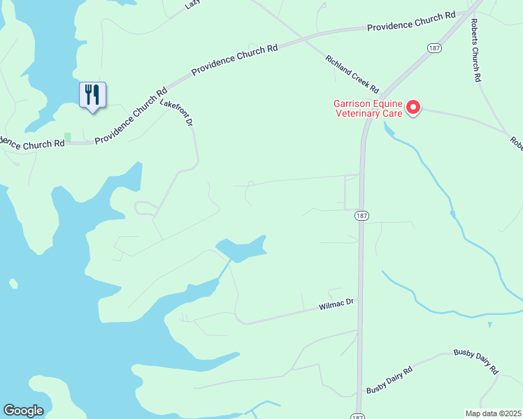 map of restaurants, bars, coffee shops, grocery stores, and more near 205 Capeview Lane in Anderson