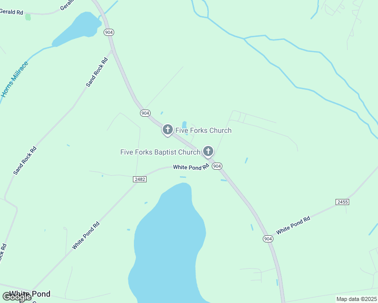 map of restaurants, bars, coffee shops, grocery stores, and more near 1988 North Carolina 904 in Fairmont