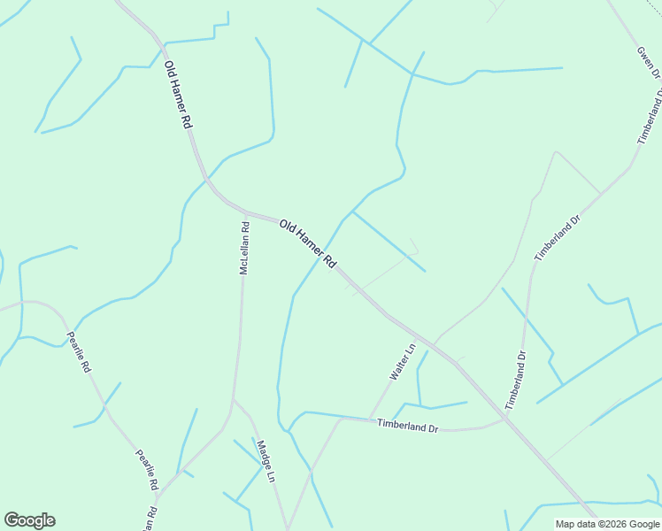 map of restaurants, bars, coffee shops, grocery stores, and more near 1501 Old Hamer Road in Hamer
