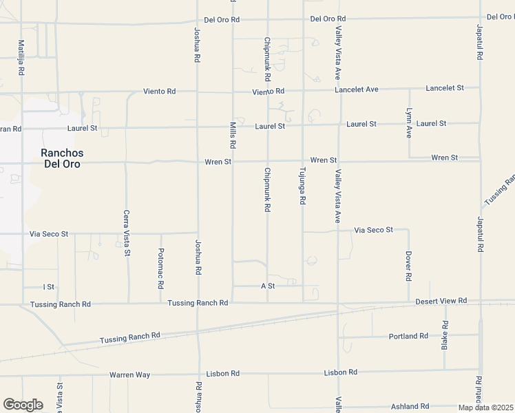 map of restaurants, bars, coffee shops, grocery stores, and more near 10770 Chipmunk Road in Apple Valley