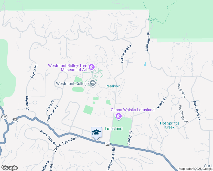 map of restaurants, bars, coffee shops, grocery stores, and more near 955 La Paz Road in Montecito