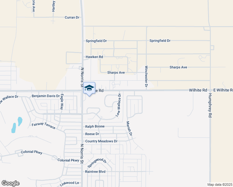 map of restaurants, bars, coffee shops, grocery stores, and more near 4309-4333 Lew Wallace Drive in Clovis