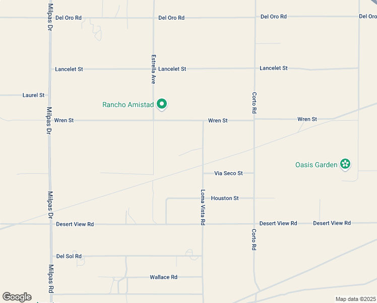 map of restaurants, bars, coffee shops, grocery stores, and more near Loma Vista Road in San Bernardino County