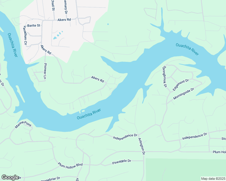 map of restaurants, bars, coffee shops, grocery stores, and more near 1221 Akers Road in Hot Spring County