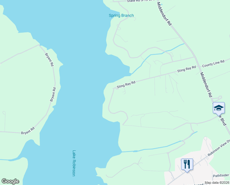 map of restaurants, bars, coffee shops, grocery stores, and more near 25 Lakeside Drive in Hartsville