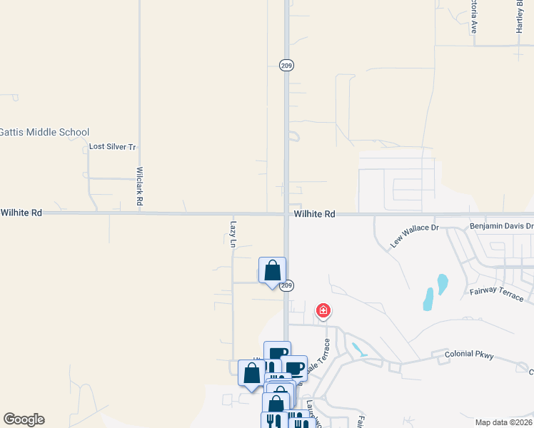 map of restaurants, bars, coffee shops, grocery stores, and more near County Road 13 in Clovis