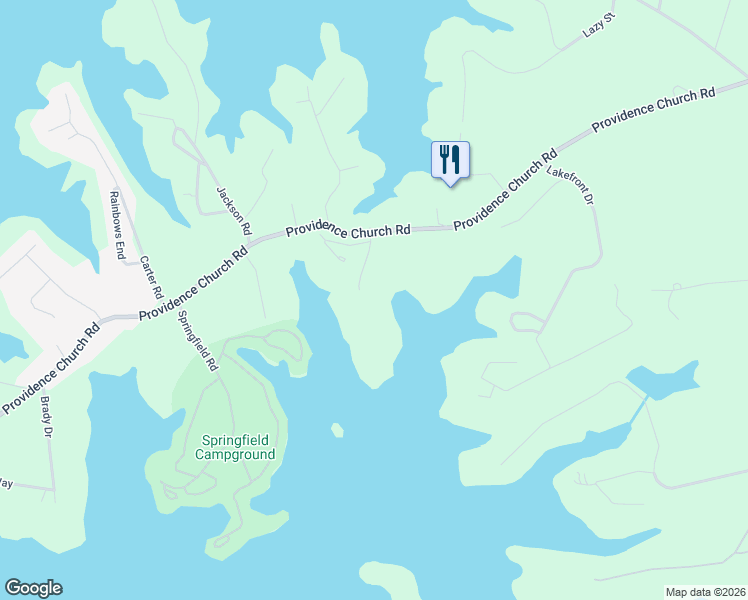 map of restaurants, bars, coffee shops, grocery stores, and more near 129 Sunset Point Road in Anderson